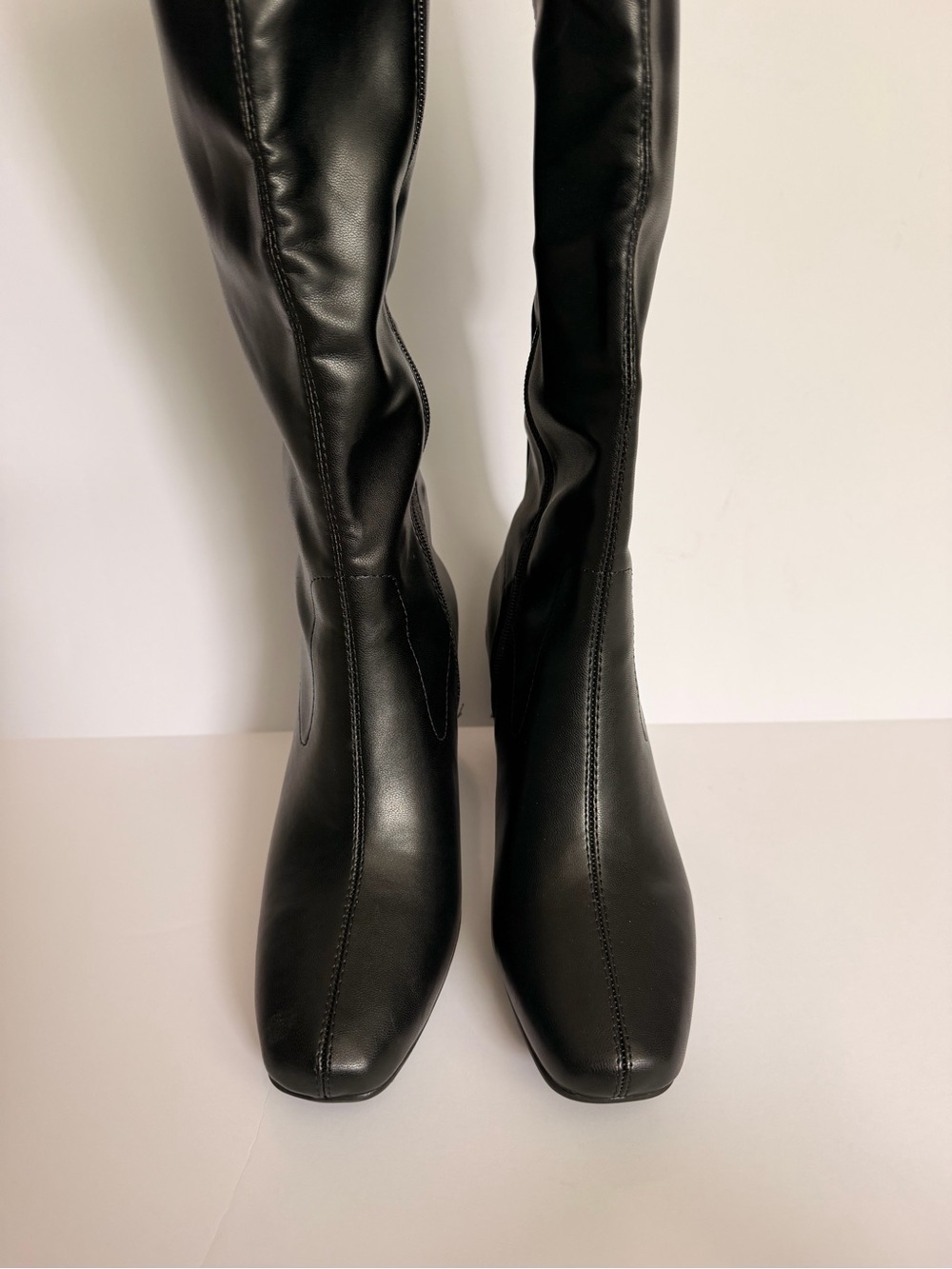 Aerosoles Black knee high chai Heeled Boots 6.5 new in box - Picture 4 of 6